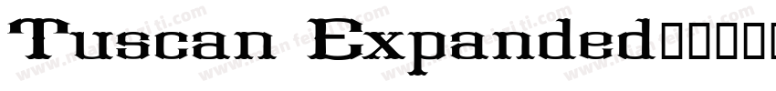 Tuscan Expanded字体转换